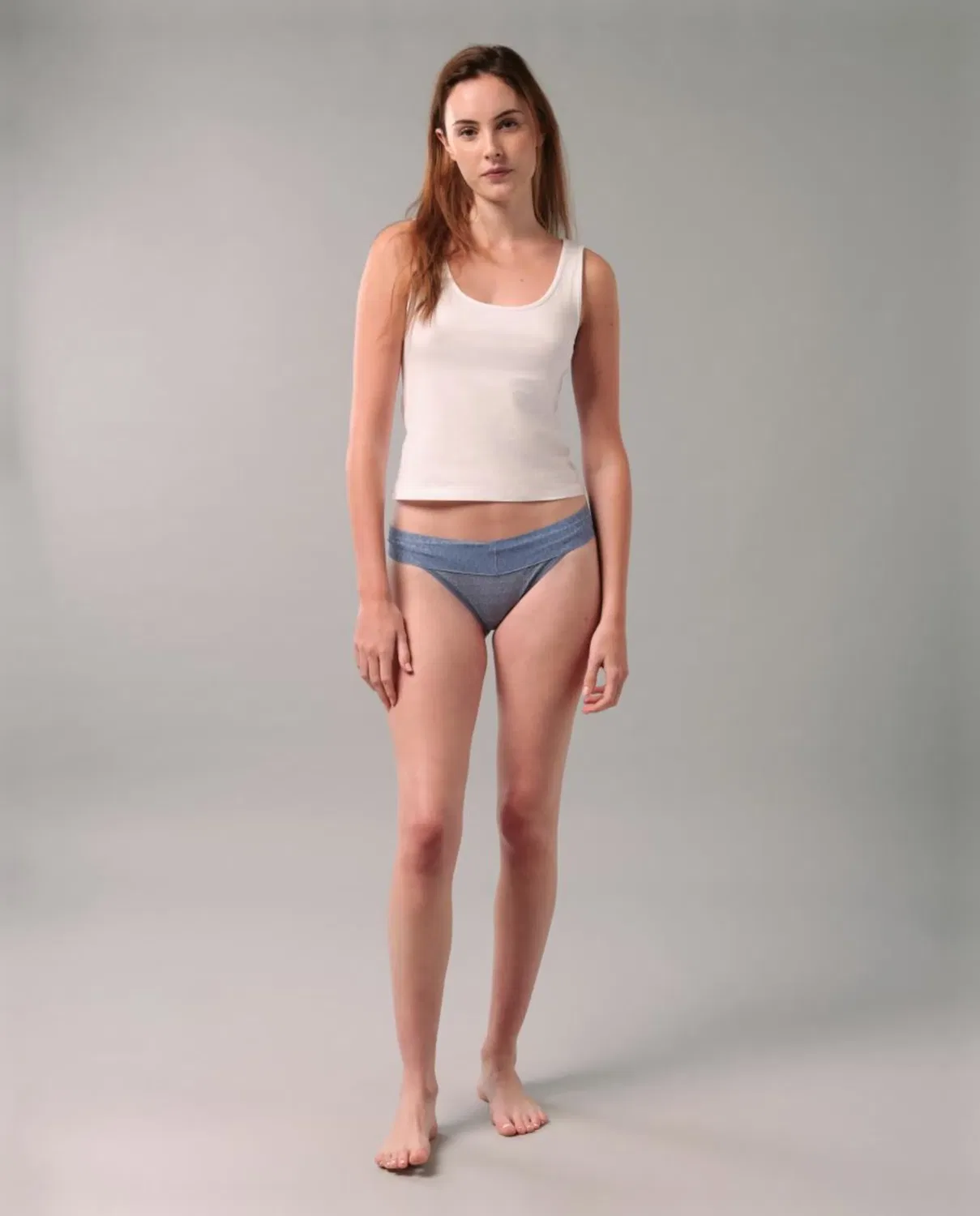 Женские трусы с заниженной талией с принтом Icon Logo Lace Calvin Klein, Azul — фото 2
