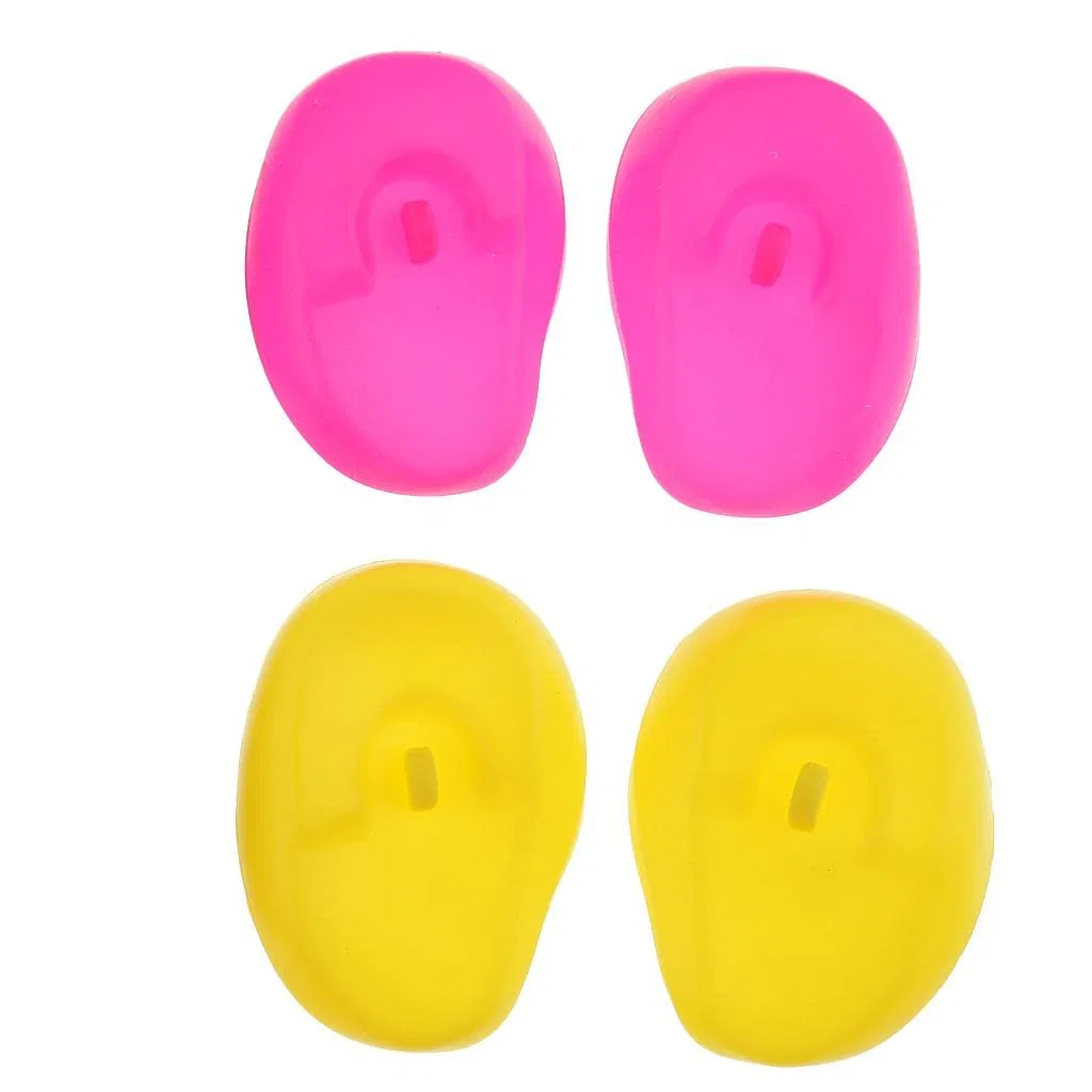 Шапочка для душа Silikon Ohrschutzkappen Jojomis, 4 Paar, Pink — фото 4