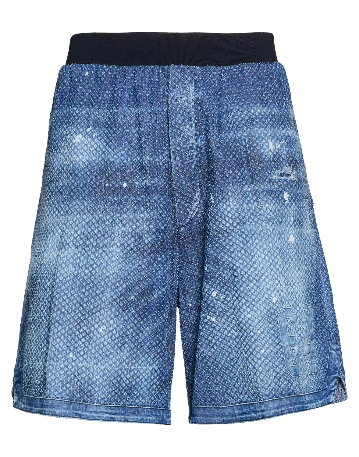 Мужские шорты с потертостями Dsquared2, синий