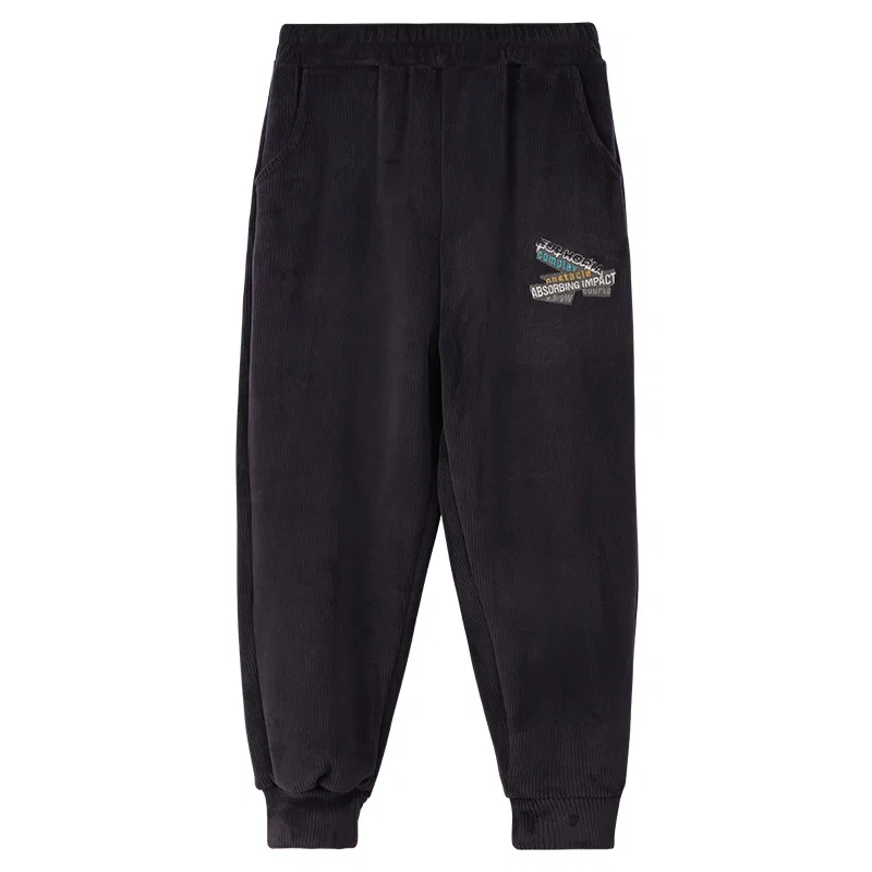 Детские спортивные штаны с эластичным поясом Red bean, Navy Blue