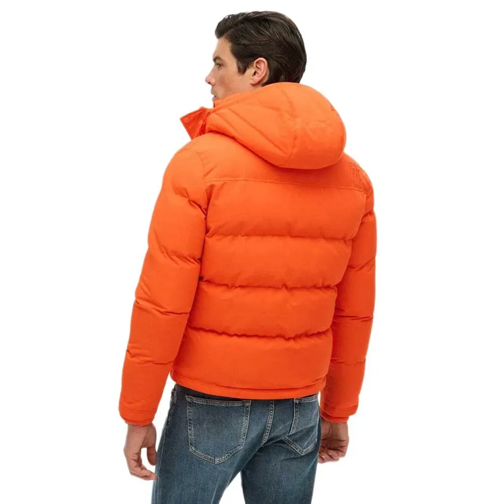 Мужская куртка-пуховик укороченная Everest Superdry, Orange — фото 2