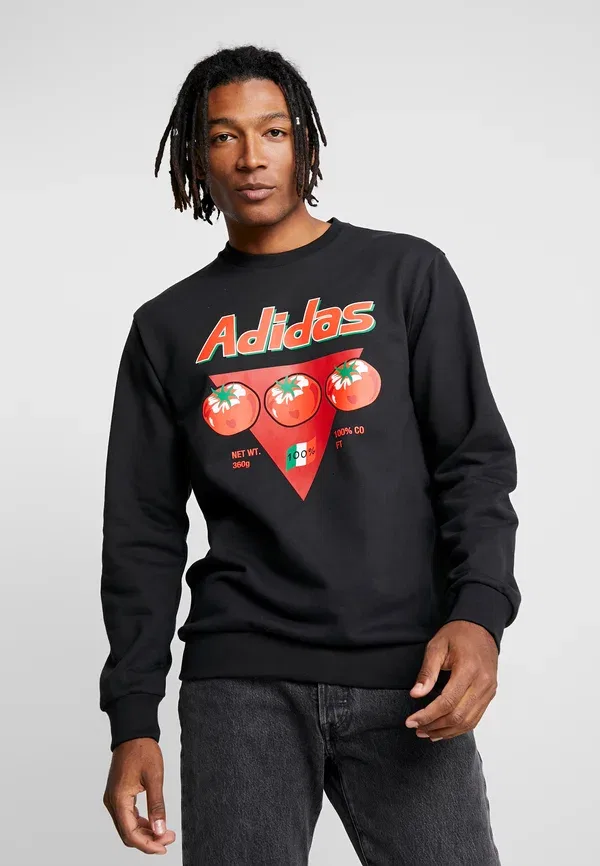 Толстовка Bodega can crew Adidas Originals, черный