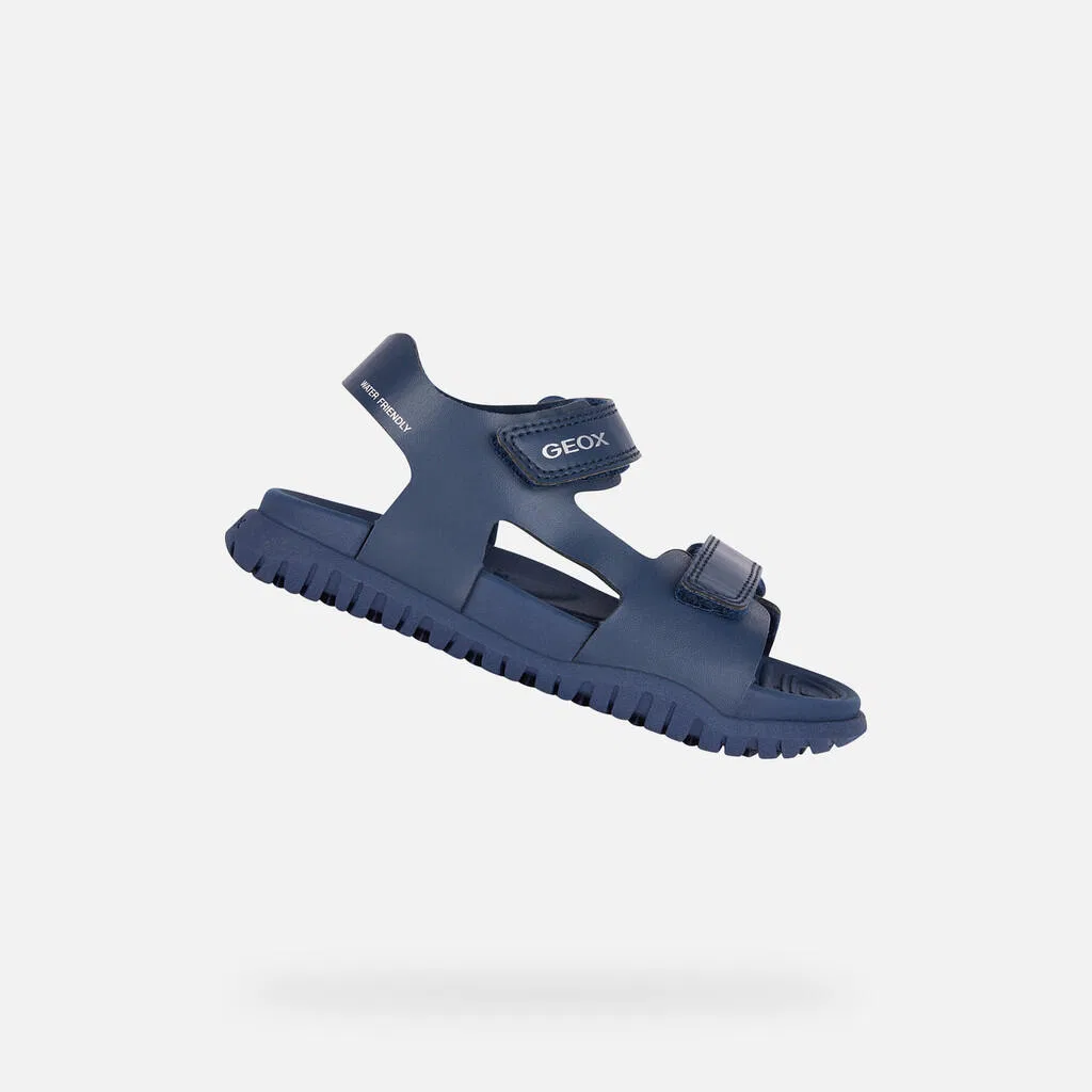Детские сандалии водонепроницаемые Fusbetto Geox, Kosmosblau Navyblau Mitternachtsindigo