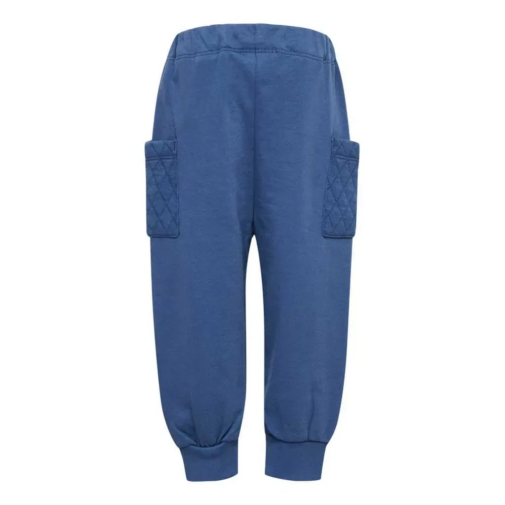 Детские брюки свободного кроя с утепленными карманами Hummel, Blue — фото 2