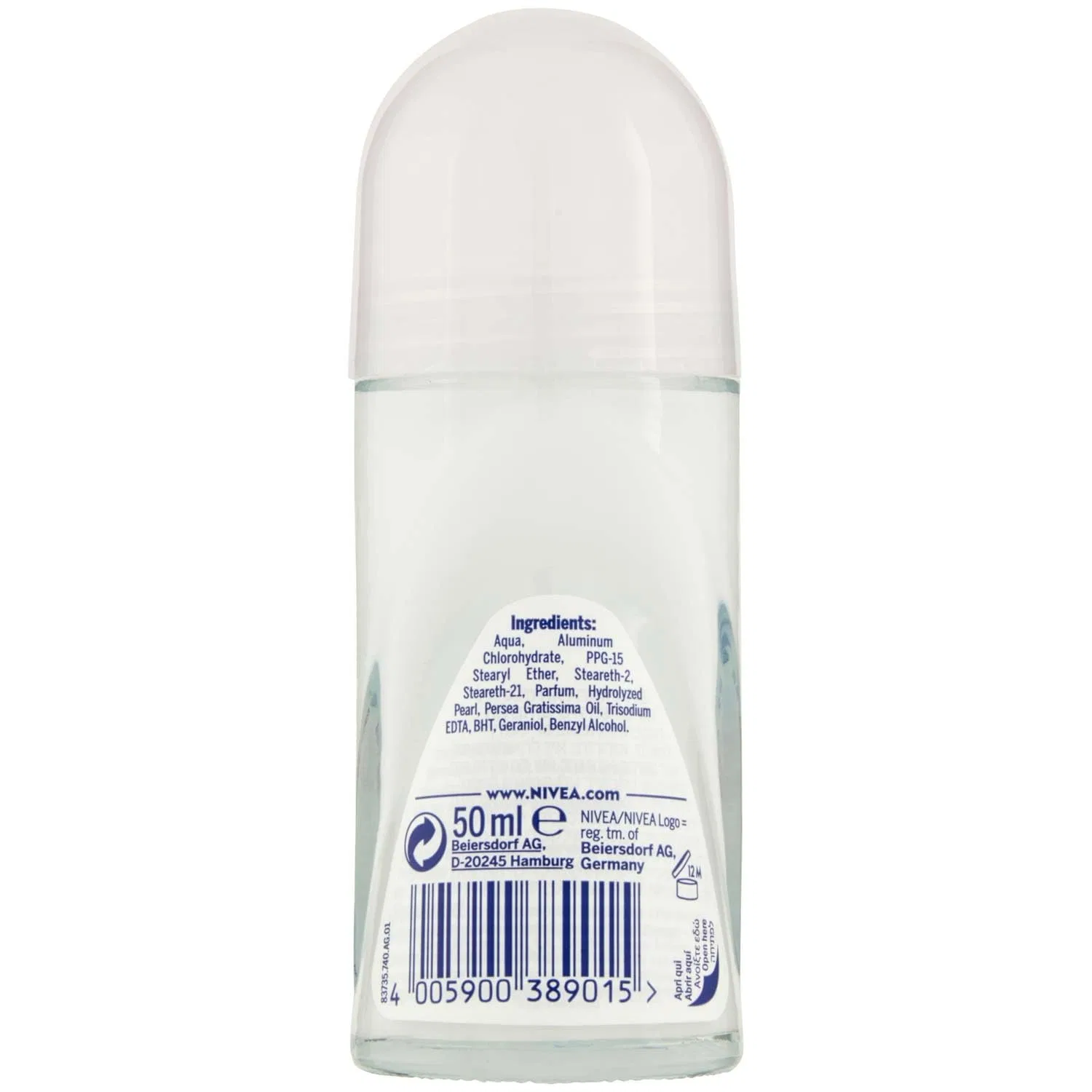Роликовый дезодорант Pearl & Beauty, NIVEA, 50 мл — фото 3