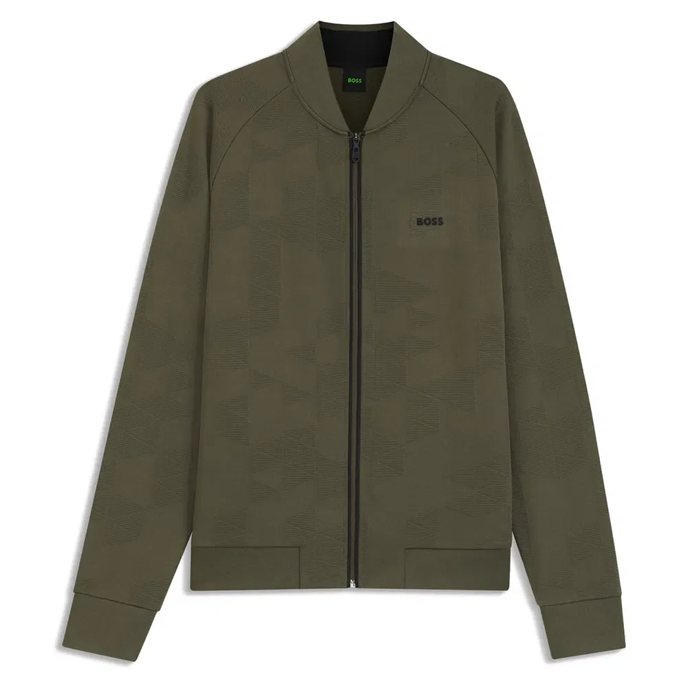 Мужской свитшот с молнией BOSS 10281275 01, Green
