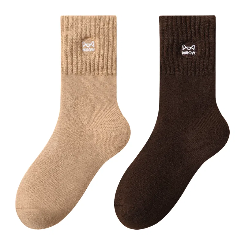 Детские носки с принтом 2 пары Khaki Blue MIIOW