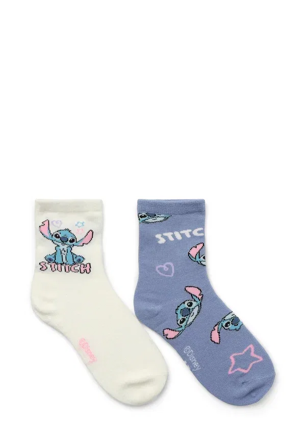 Носки с принтом Disney Classics Pack 2 stitch - socks Terranova, Bianco Lana, белый