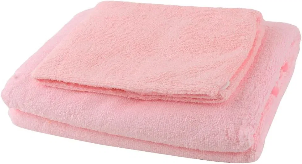 Шапочка для душа Microfiber Wash Cloth 2 in 1, Ruilogod, Розовый