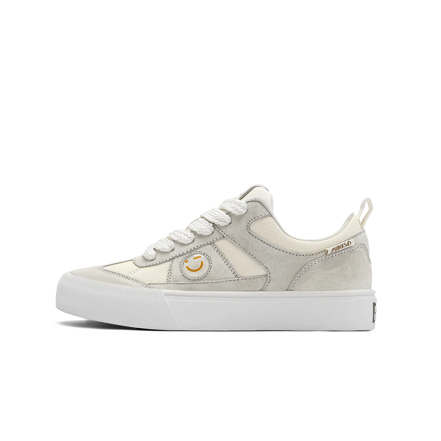Детские кроссовки для скейтбординга MINISO, Beige Gray