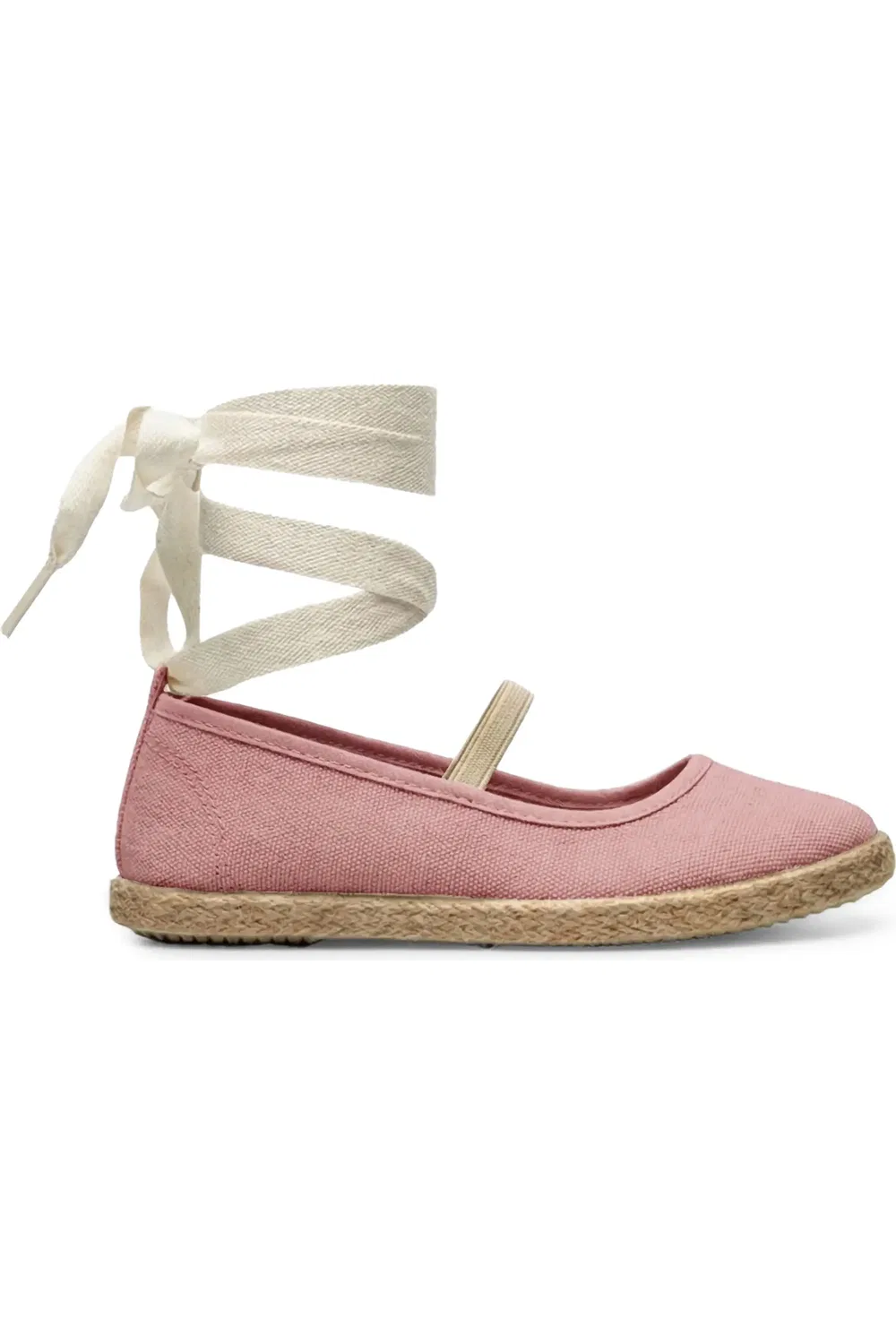 Детские эспадрильи на плоской подошве с ремешком Maca CHILDRENCHIC, Rosewood