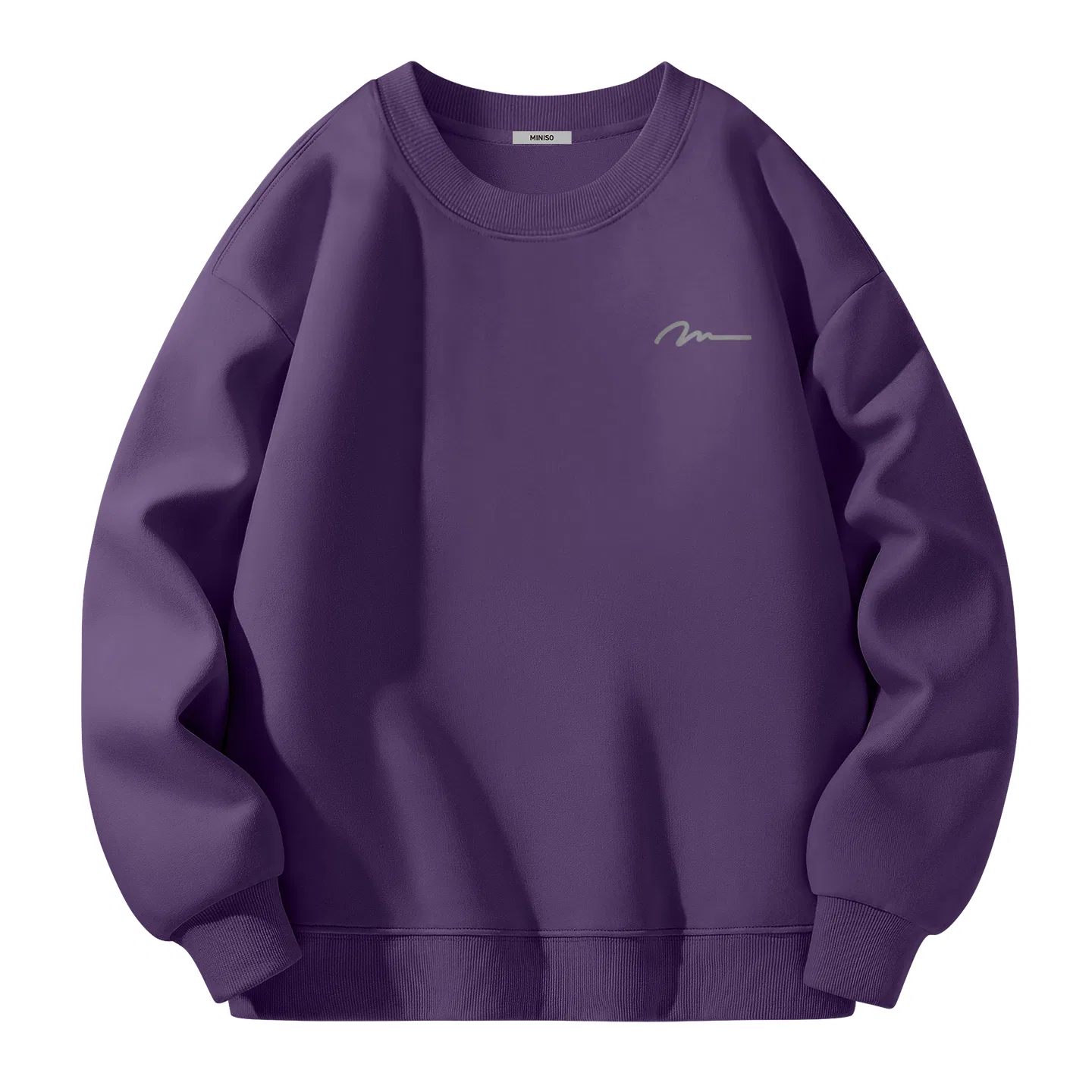 Детский свитшот с круглым вырезом MINISO, Aurora Purple