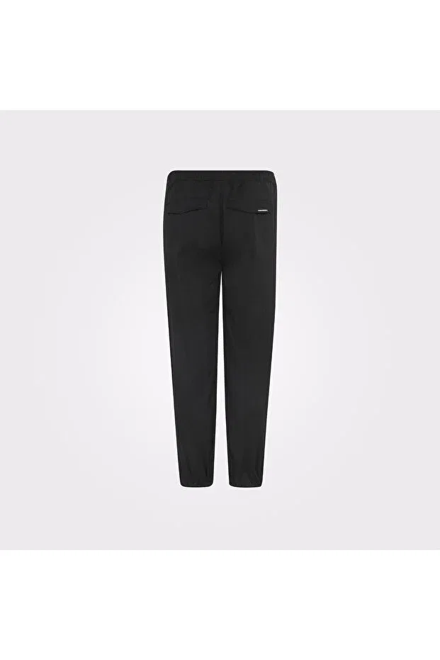 Детские спортивные штаны для девочек с принтом Converse, Black — фото 2