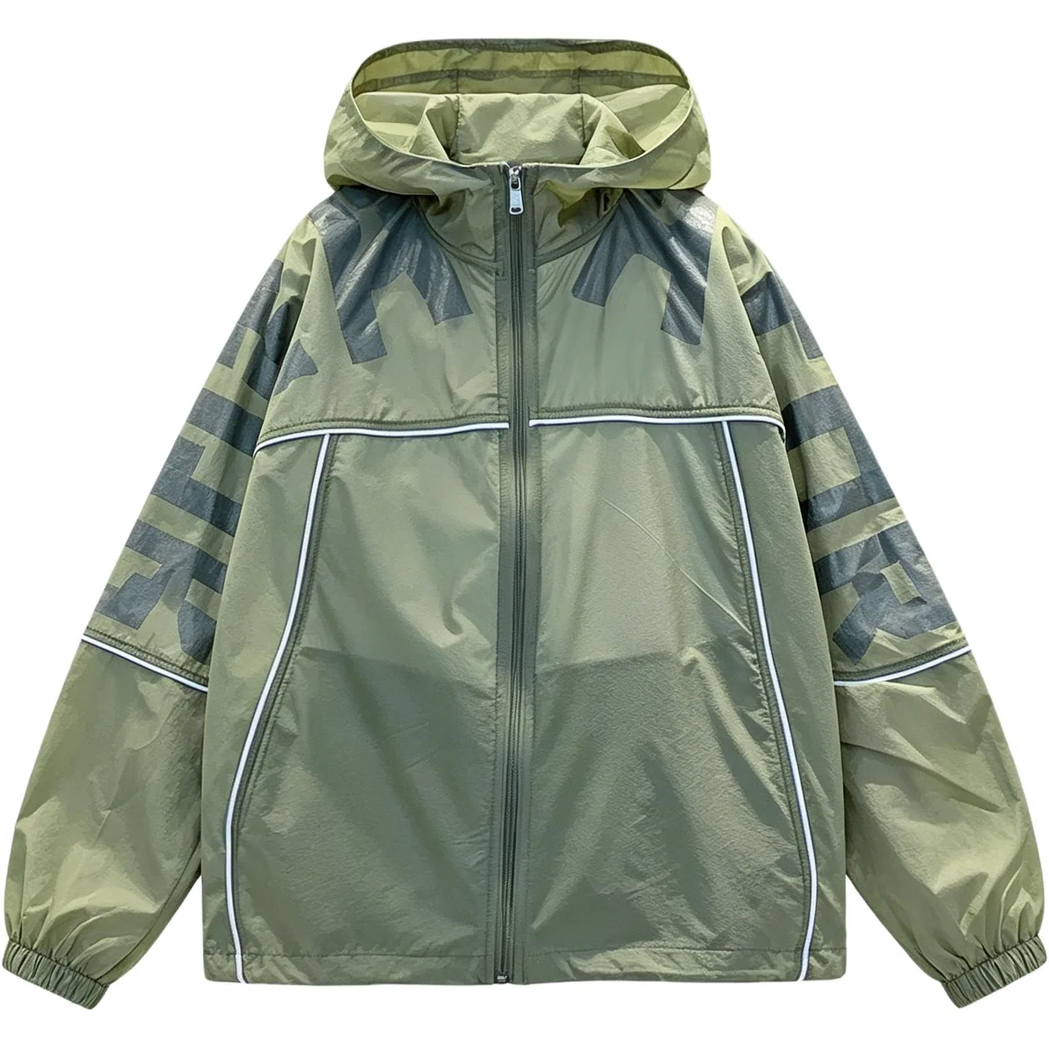 Детский тренч с капюшоном Lanza, Green