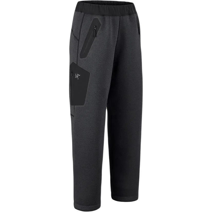 Женские брюки повседневные прямого кроя Black Gray/Black Heather Arcteryx