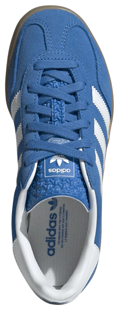 Кроссовки для мальчиков Gazelle Indoor Adidas, синий/коричневый/белый — фото 4