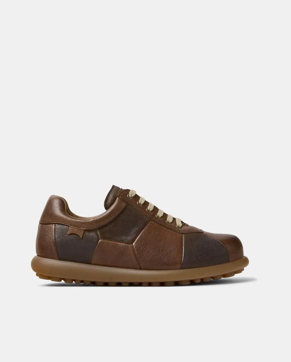 Женские кроссовки Pelotas Ariel Hella Twins из кожи Camper, коричневый
