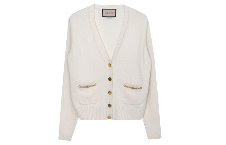 

Кашемировый свитер женский белый Gucci