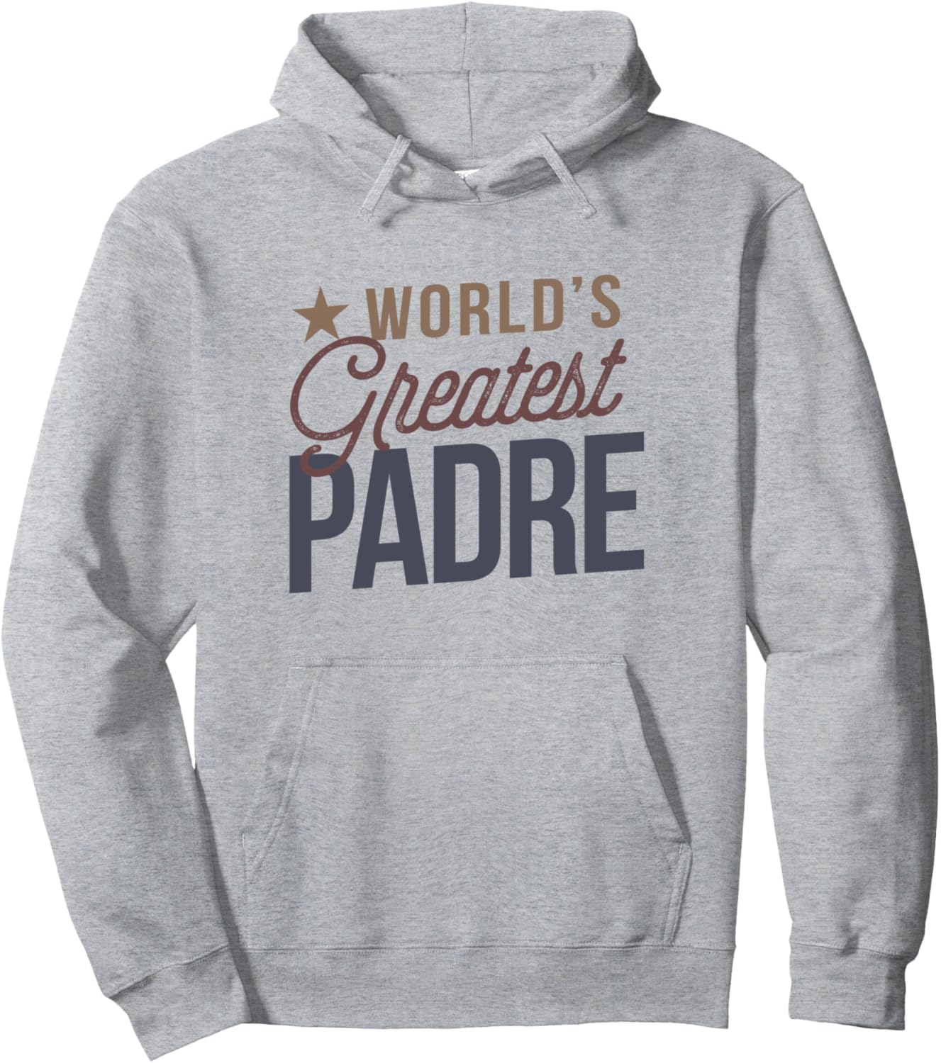 

Толстовка Padrespain в подарок папе на День отца или день рождения Father'S Day Or Birthday Gifts By Love Everywear, серый