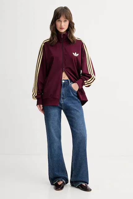 Олимпийка из эластичного трикотажа Adidas Originals, синий — фото 2