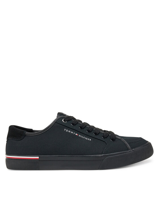 

Тканевые кроссовки Core Corporate Vulc Canvas FM0FM05398 Tommy Hilfiger, черный