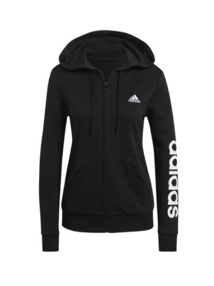 

Куртка софтшелл adidas Sweatjacke W LIN FT FZ HD, черный