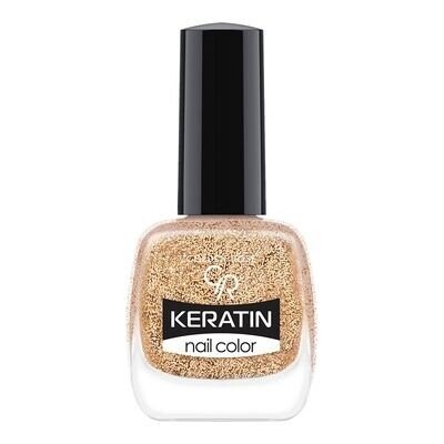 

Кератиновый лак для ногтей 407 Golden Rose, Keratin Glitter Nail Color