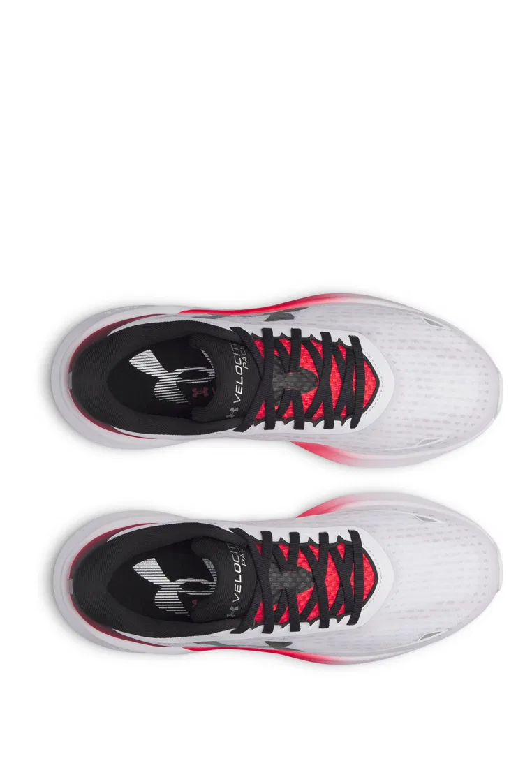 Кроссовки мужские, Velociti Pace Under Armour, белый/черный/красный — фото 4