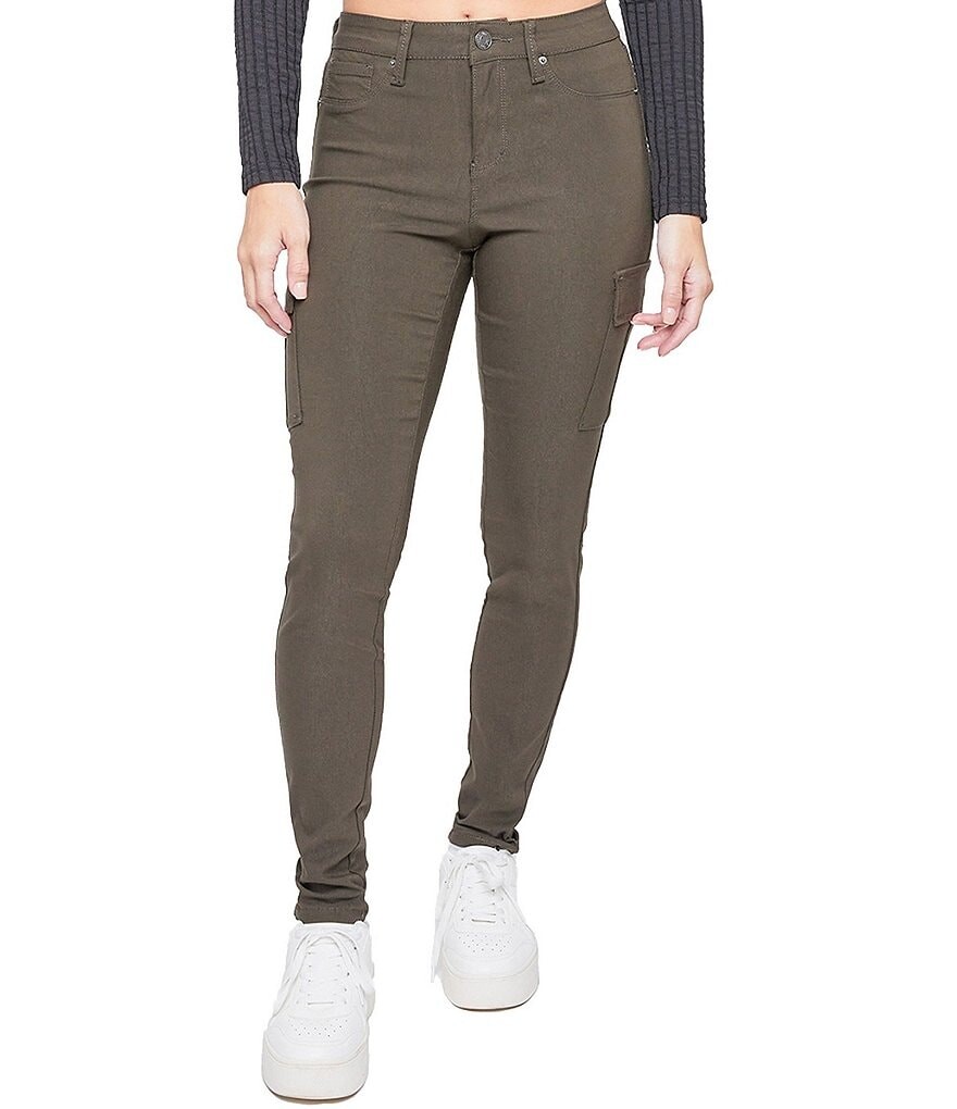 

YMI Jeanswear Джинсы-карго скинни гиперстрейч со средней посадкой, зеленый