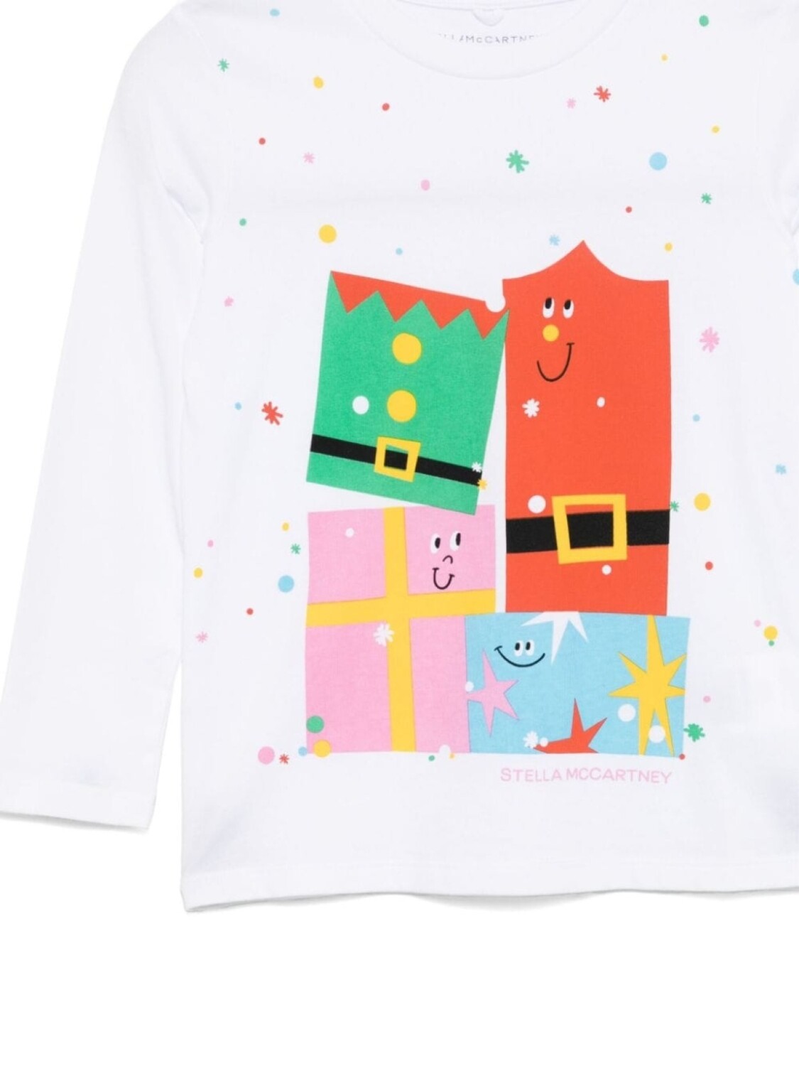 Футболка с графическим принтом Stella McCartney Kids, белый — фото 3