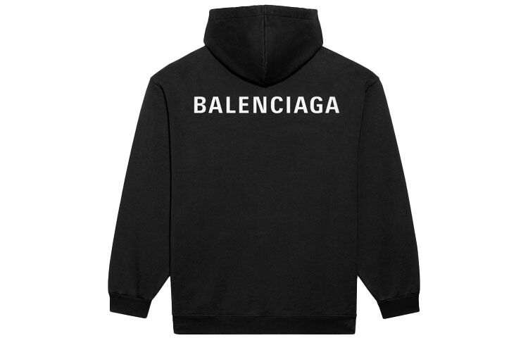Худи Balenciaga Logo, черный — фото 2
