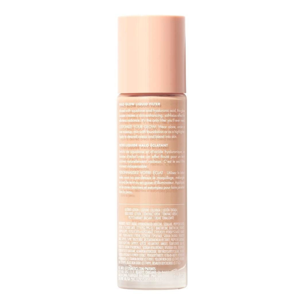 Тональный крем для лица halo glow liquid filter Elf Cosmetics, 1 - fair, объем 31.5 мл — фото 3
