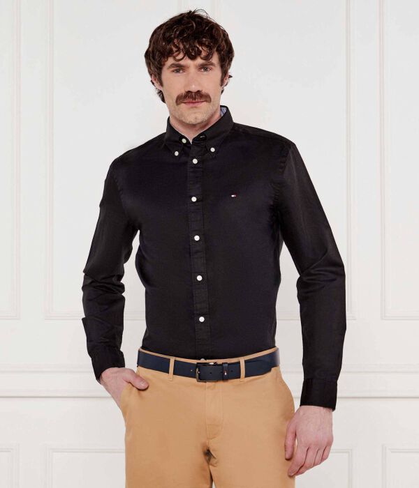 

Рубашка Regular fit Tommy Hilfiger, черный
