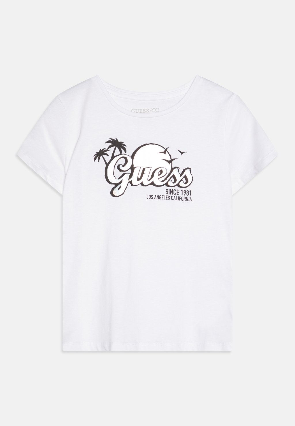 

Футболка с принтом JUNIOR MIDI Guess, белый