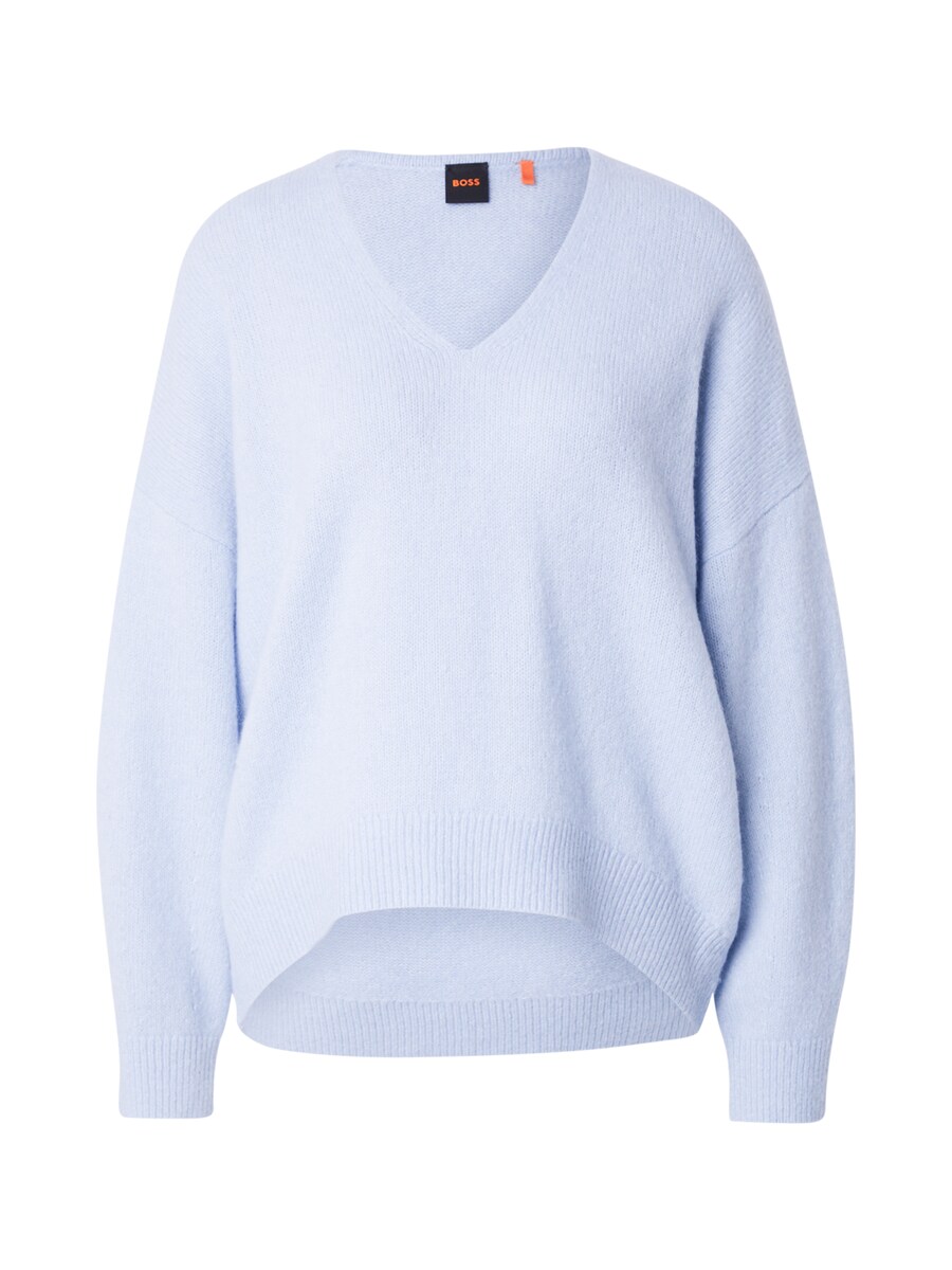 

Базовый свитер BOSS Sweater C_Fondella, светло-синий