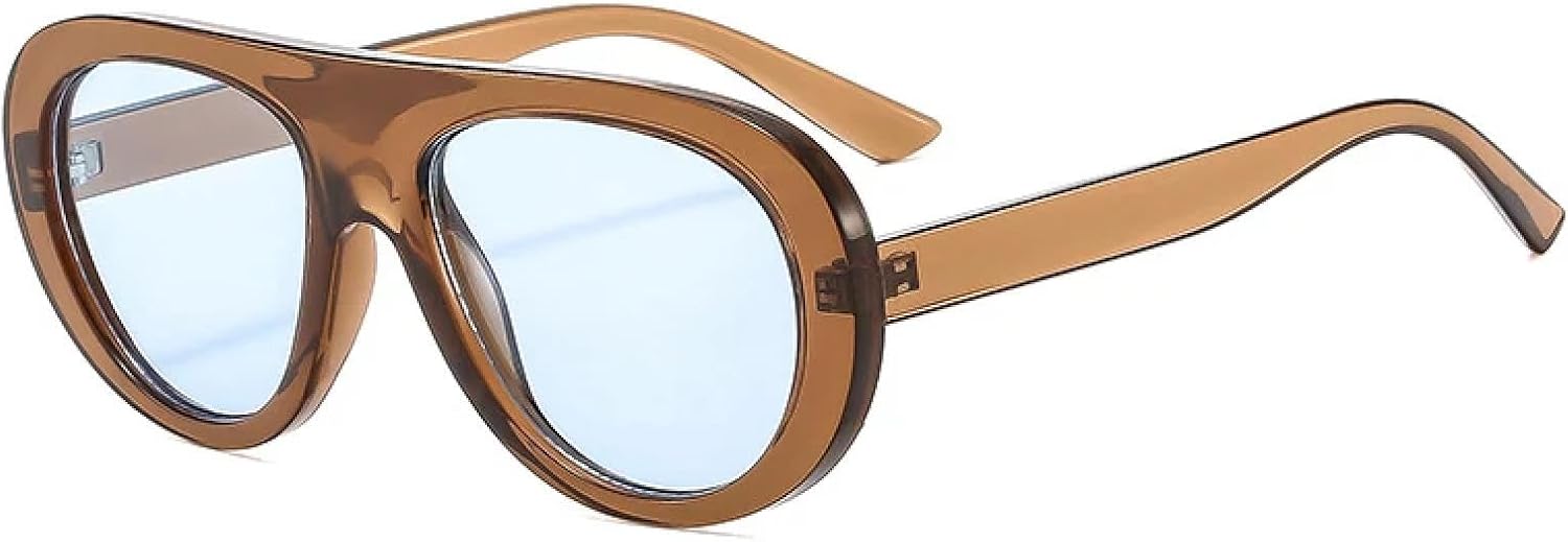 

Солнцезащитные очки с защитой от УФ-излучения UV400 | Женские, с леопардовым принтом, конфетного цвета, для занятий спортом на открытом воздухе и вождения DSVIGF, Tea Blue