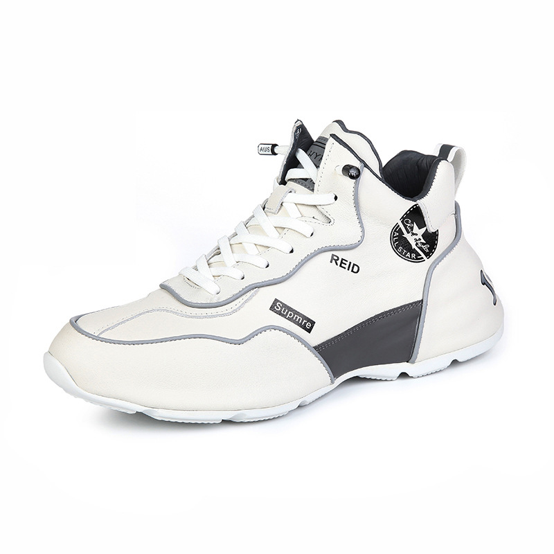 

Износостойкие, дышащие, поддерживающие, легкие, низкие повседневные мужские туфли SENJIALUO, White