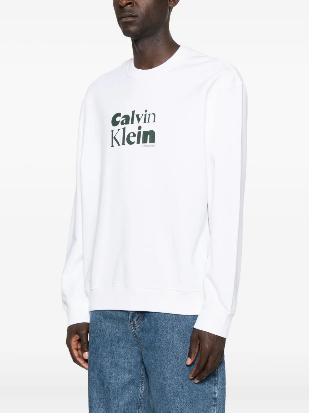 

Толстовка с логотипом Calvin Klein, белый