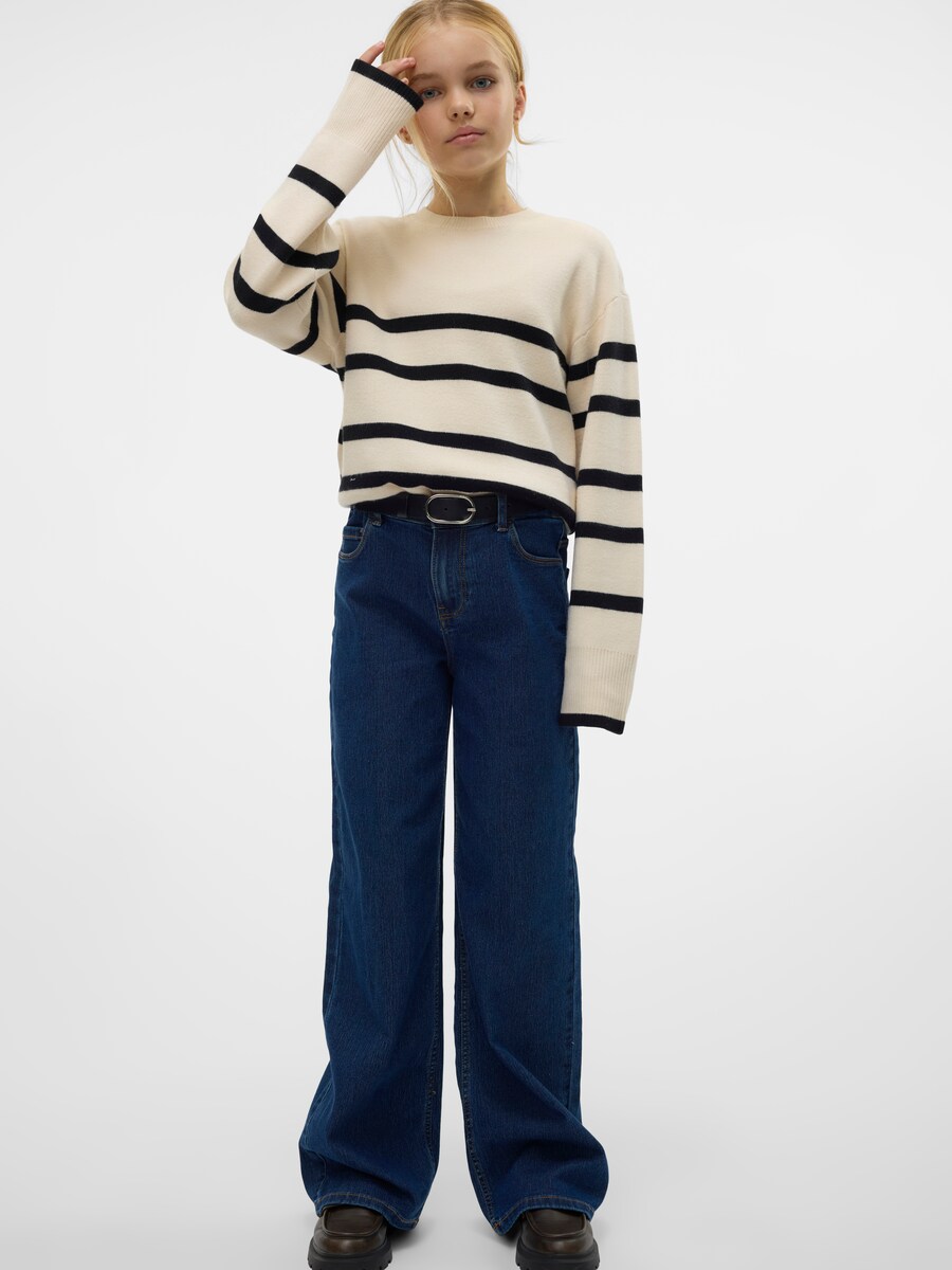 Джинсы свободного кроя Vero Moda Girl VMDAISY, темно-синий — фото 2