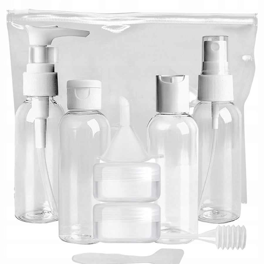 

Дорожная косметичка, контейнеры, флаконы для косметики, набор 9 в 1 для самолета LOFTEK