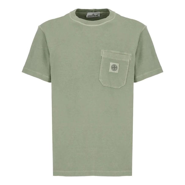 

Футболка plain logo t-shirts 'green' Stone Island, зеленый