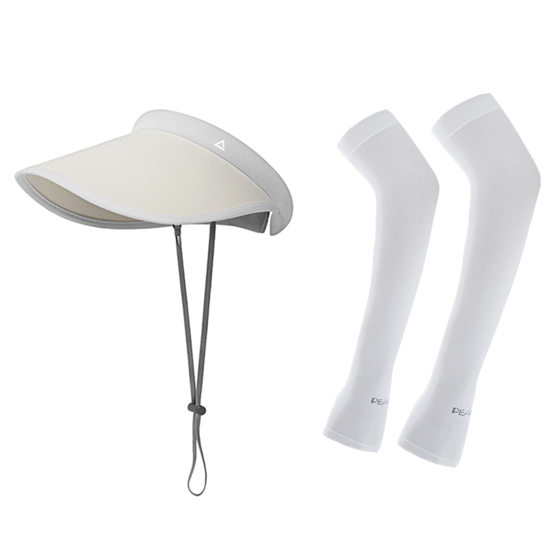 

PEAK Полиамидная унисекс шляпа от солнца разноцветная, White+Sun Protection Cooling Arm Sleeves