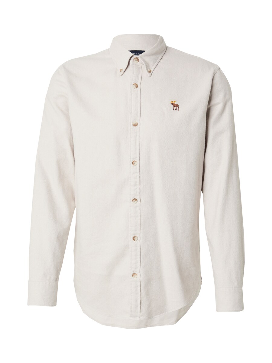 

Повседневная рубашка Abercrombie & Fitch Regular fit Button Up Shirt, светло-бежевый