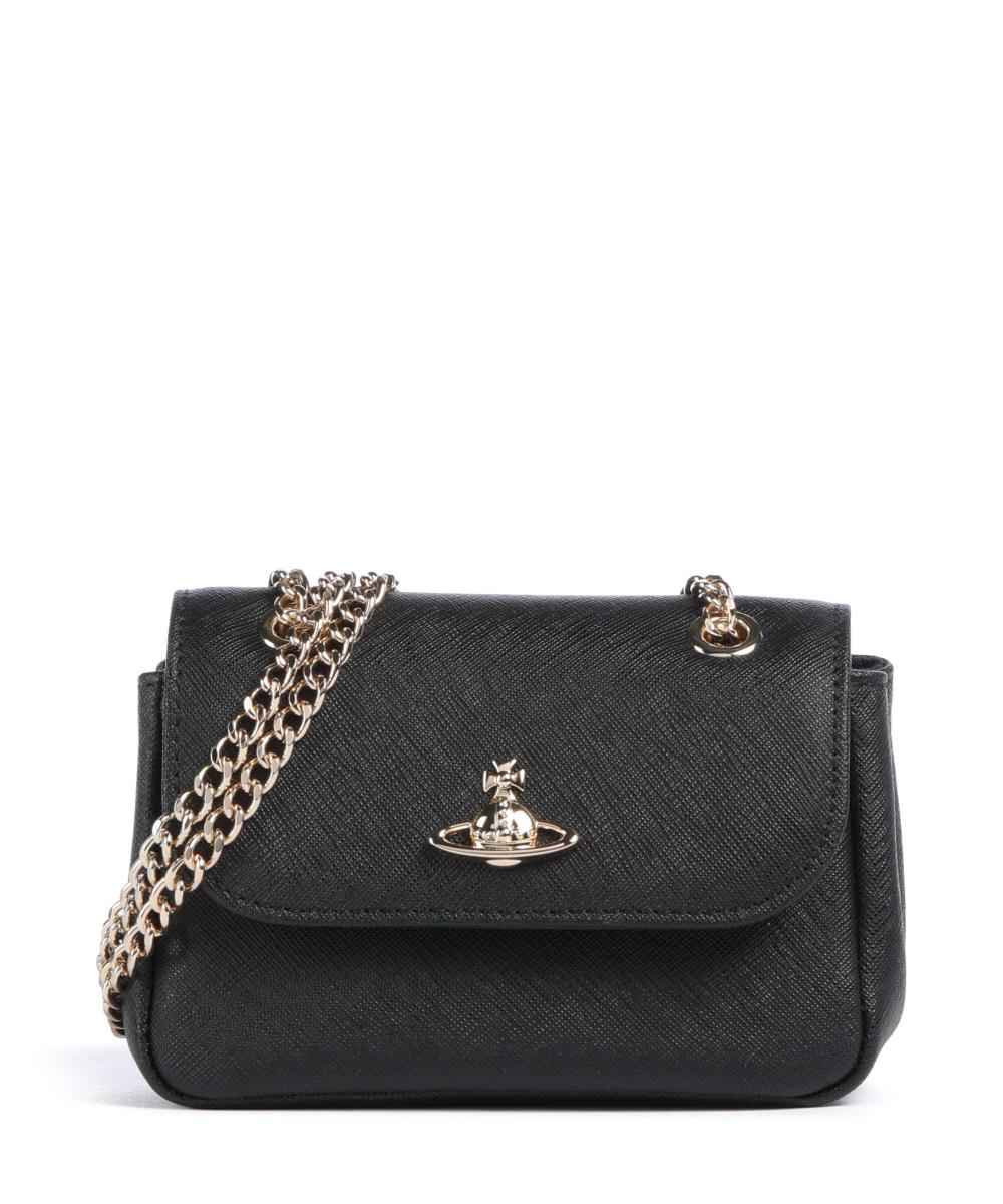 

Сумка через плечо Saffiano из искусственной кожи Vivienne Westwood, черный