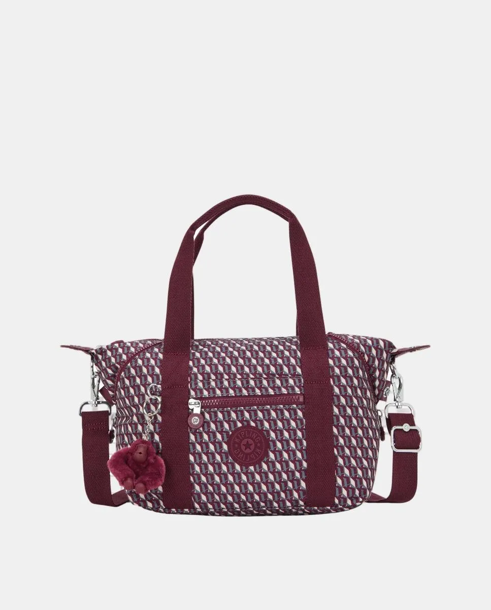 

Мини-тоут с съемным ремнем Kipling, бордовый