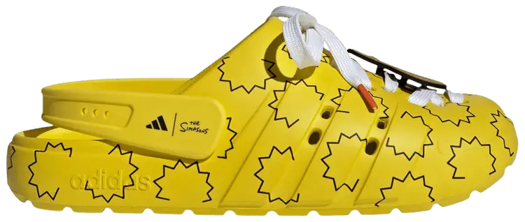 

Сабо Adilette The Simpsons x Adidas, желтый