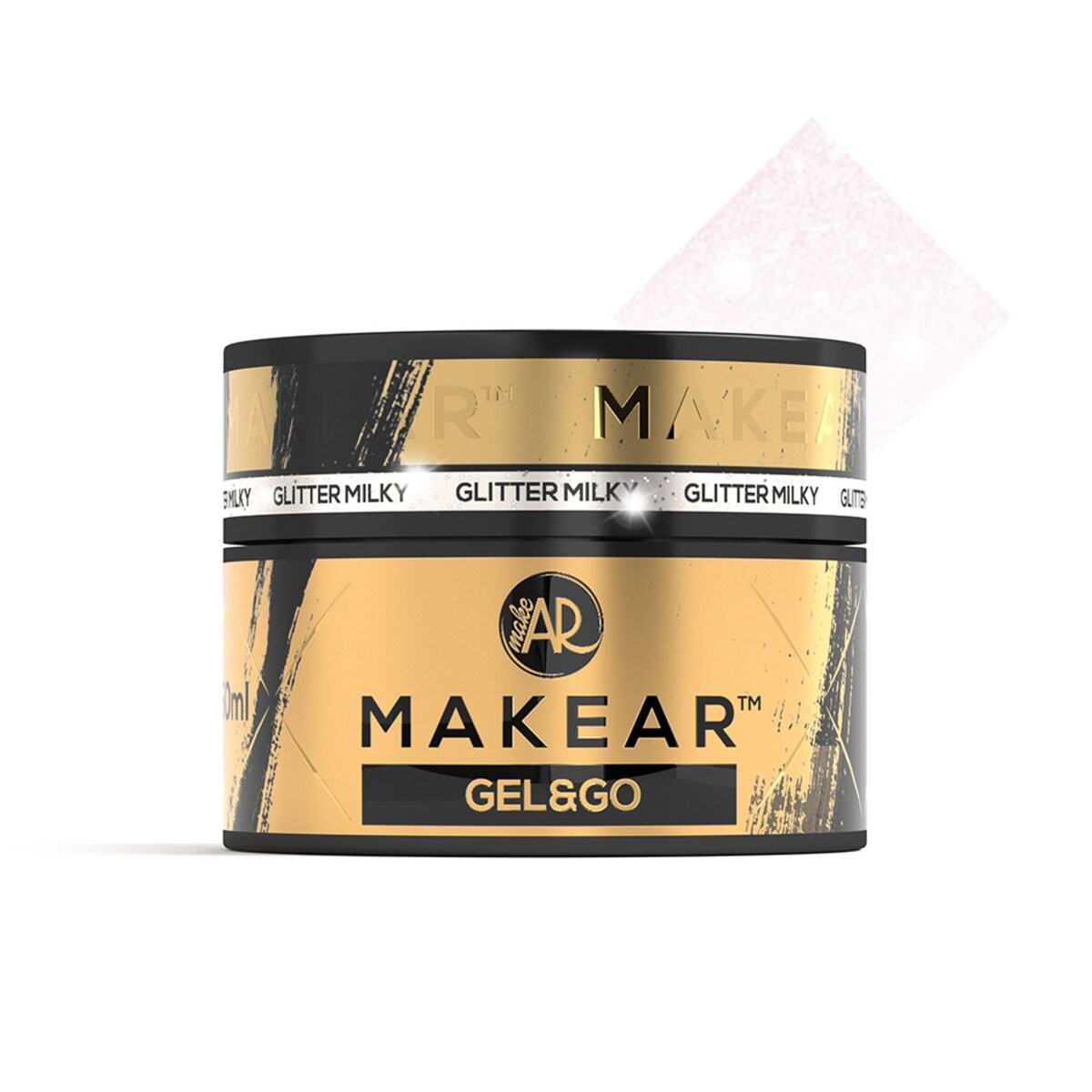 

Makear Gel&Go GG20 Блестящий молочный гель-строитель 50 мл