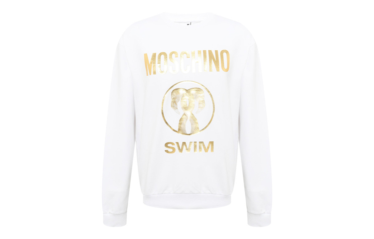 

Майка унисекс белая MOSCHINO