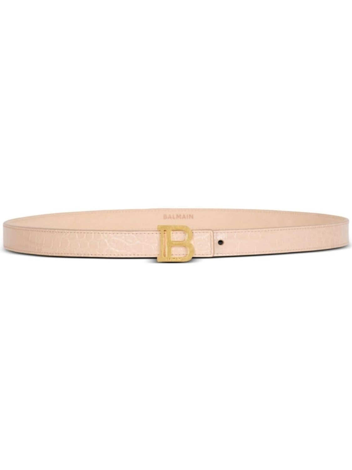 

Balmain ремень B-Belt с эффектом крокодиловой кожи, нейтральный цвет