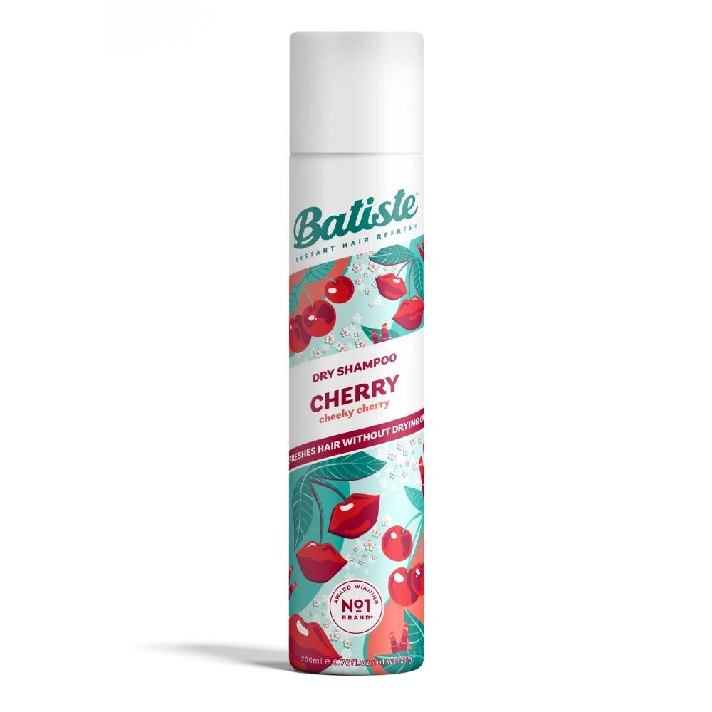 

Шампунь для сухих волос со свежим ароматом cherry dry shampoo Batiste, 200 мл